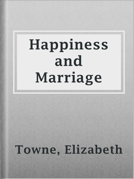 Cover image for Happiness and Marriage